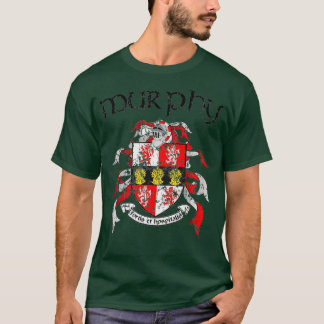Camiseta Murphy Family Crest Coat of Arms Surname Gifts