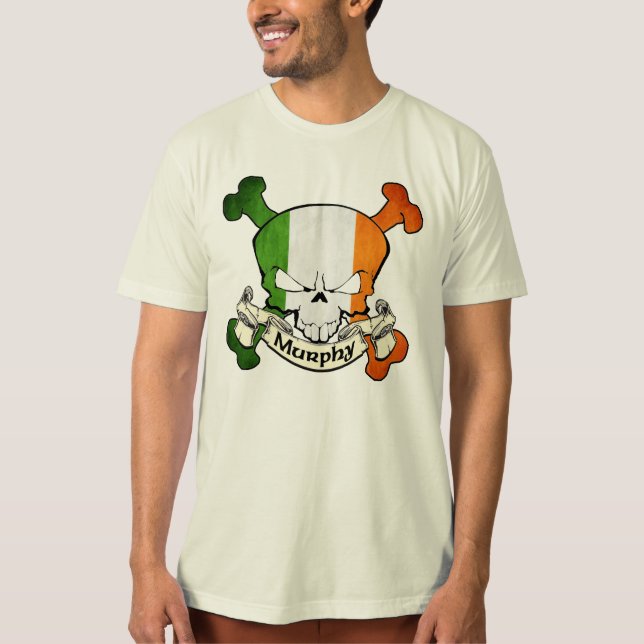 Camiseta Murphy Irish Skull (Anverso)