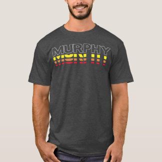Camiseta Murphy Nombre Divertido Vintage Atardecer Familia