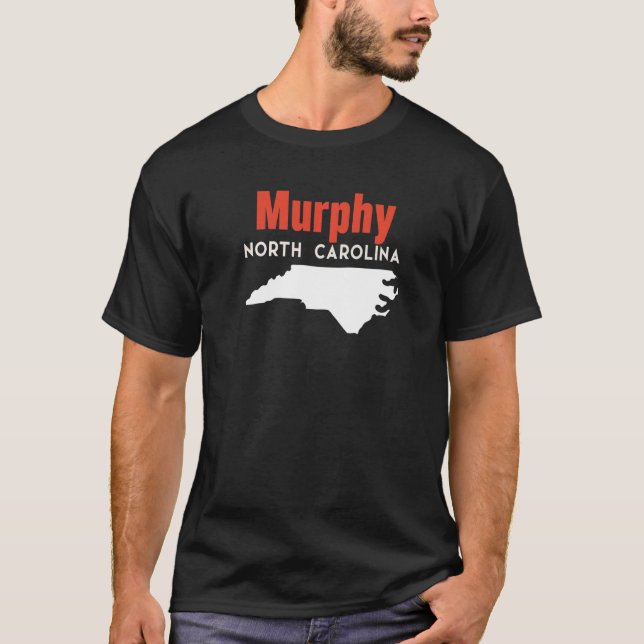 Camiseta Murphy North Carolina Estados Unidos Viajes (Anverso)