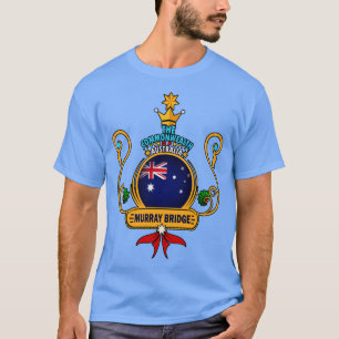 Camiseta Murray Bridge city Golden Australian Flag Souvenir