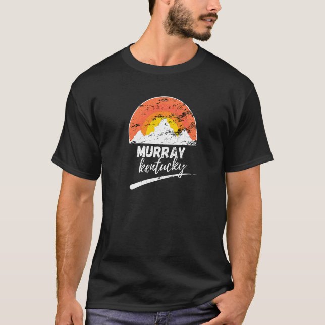 Camiseta Murray Kentucky City Men Retro Vintage Distancia (Anverso)