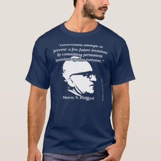 Camiseta Murray Rothbard - protección del gobierno