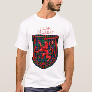 Camiseta Murray Tartan Scottish Plaid Lion Rampant
