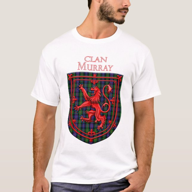 Camiseta Murray Tartan Scottish Plaid Lion Rampant (Anverso)