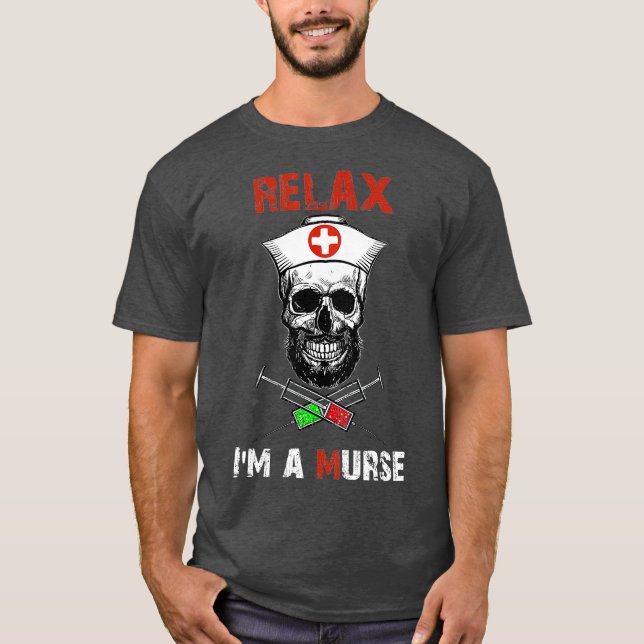 Camiseta Murse Funny Male Nurse (Anverso)