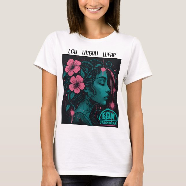 CAMISETA MUSA DE LAS FLORES (Anverso)