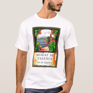 Camiseta Muscat De Valence Wine LabelEurope