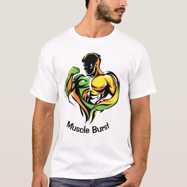 Camiseta Muscle Burst (Anverso)