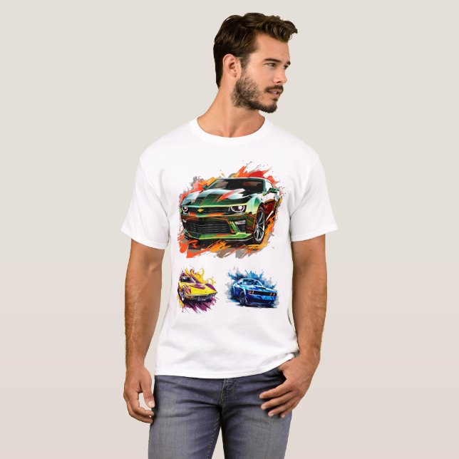 Camiseta Muscle Cars T-Shirt (Anverso completo)