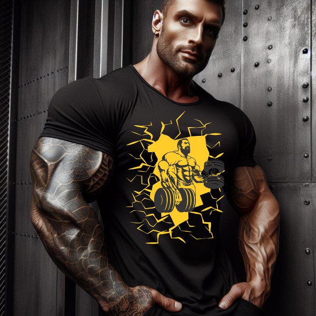 Camiseta Muscle Fusion Bodybuilder Arte gráfico (Subido por el creador)