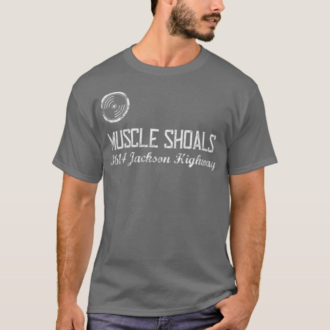 Camiseta Muscle Shoals Alabama 3614 Jackson Highway Music (Anverso)
