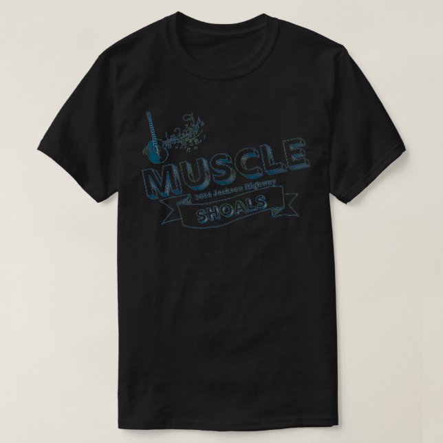 Camiseta Muscle Shoals Alabama 3614 Jackson Highway Music S (Diseño del anverso)