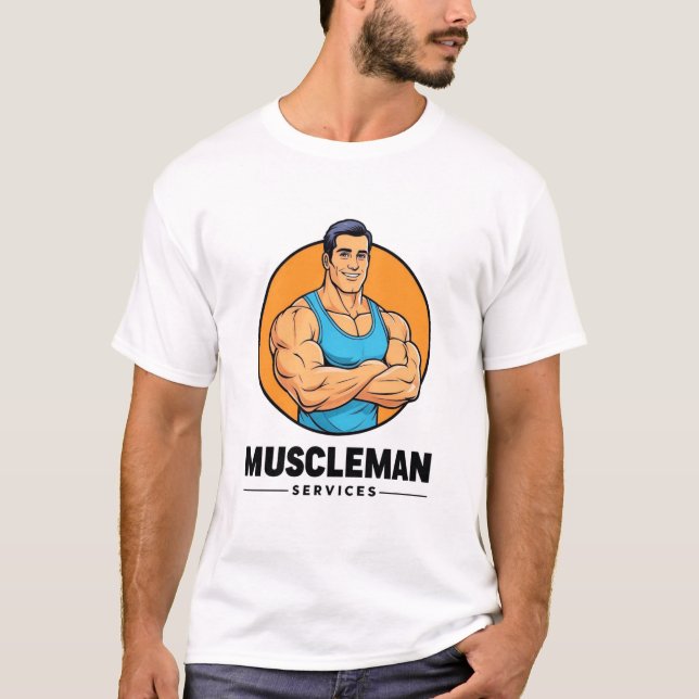 Camiseta Muscleman Services (Anverso)