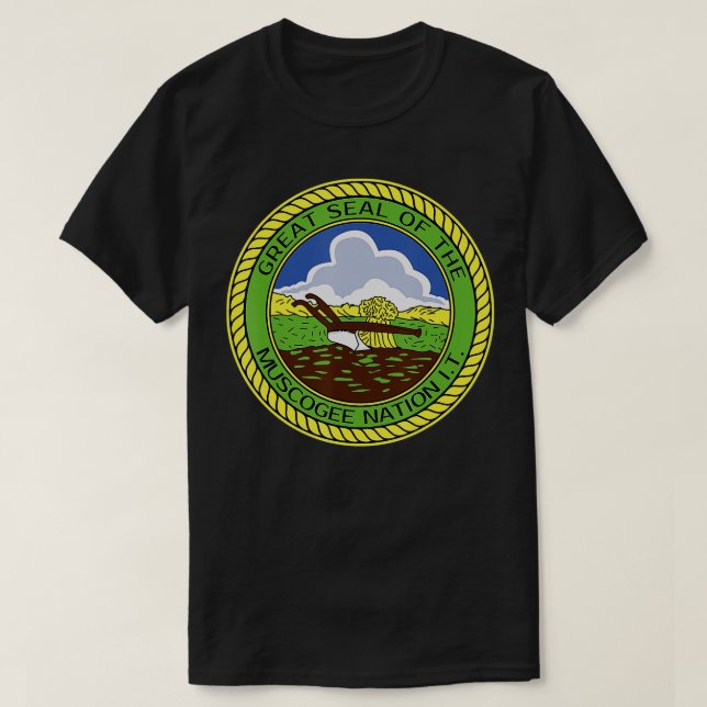 Camiseta Muscogee Creek Nation Muskogee Mvskoke  (Diseño del anverso)