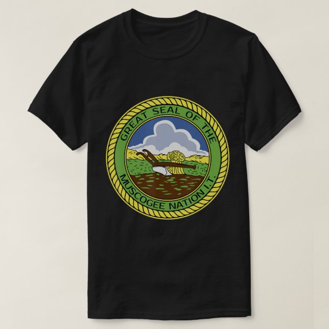 Camiseta Muscogee Creek Nation Muskogee Mvskoke T-Shirt (Diseño del anverso)