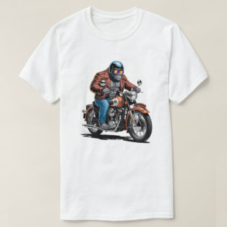 Camiseta Muscular Gorilla Biker Rider Motorcycle Graphic