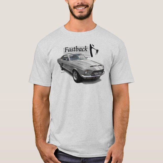 Camiseta Músculo 1968 del Fastback 428 del mustango (Anverso)