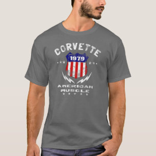 Camiseta Músculo americano 1979 del Corvette v3