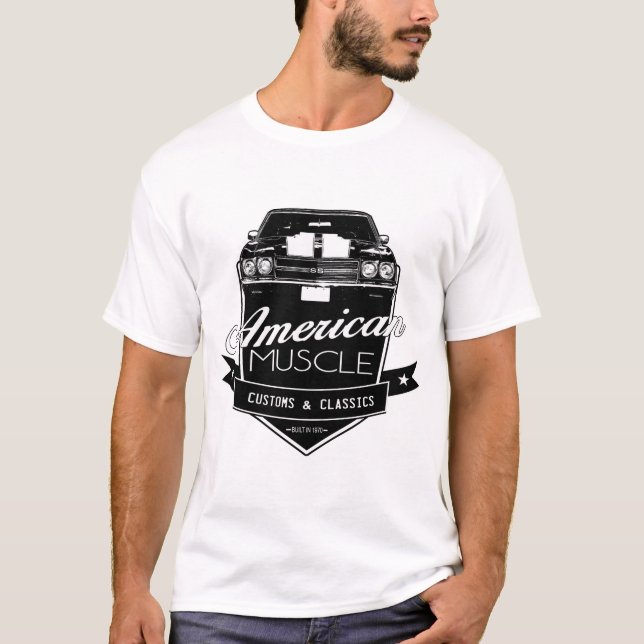 Camiseta Músculo americano Chevelle (Anverso)