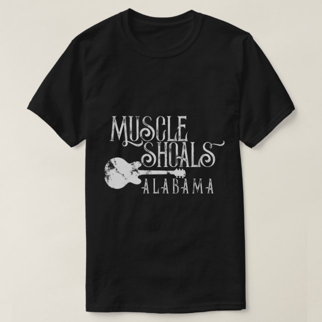 Camiseta Músculo Coloca Alabama Con Guitarra Swampy Soul Mu (Diseño del anverso)