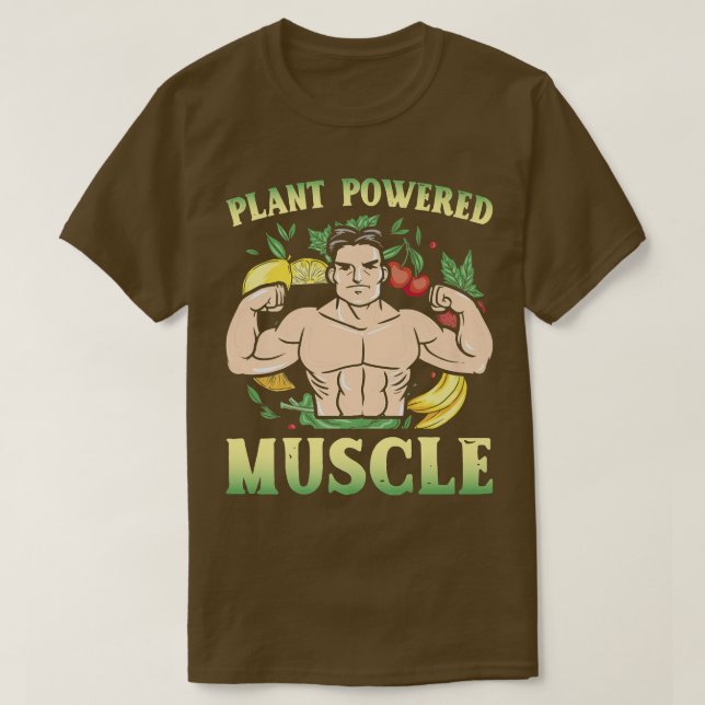 Camiseta Músculo con potencia vegetal Vegan Bodybuilder Veg (Diseño del anverso)
