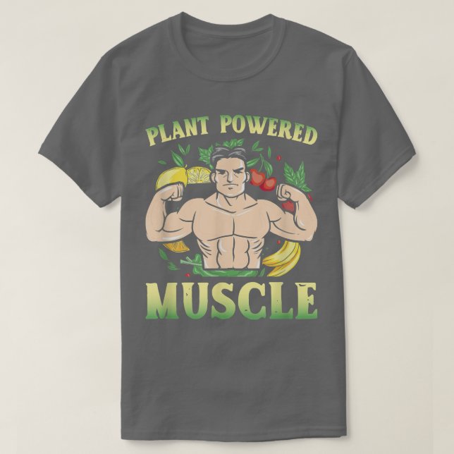 Camiseta Músculo con potencia vegetal Vegan Bodybuilder Veg (Diseño del anverso)