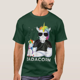Camiseta Músculo dadacorn Unicornio Papá Bebé, Hija, Cristo