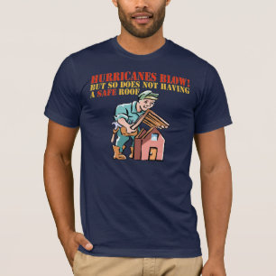 Camiseta Músculo del soplo de los huracanes del Roofer que