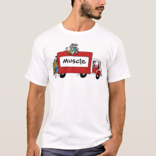 Camiseta músculo divertido del día en movimiento