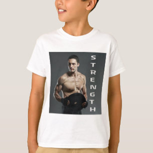 Camiseta Músculo Hombre Fuerza Levantamiento Pesos Gimnasio