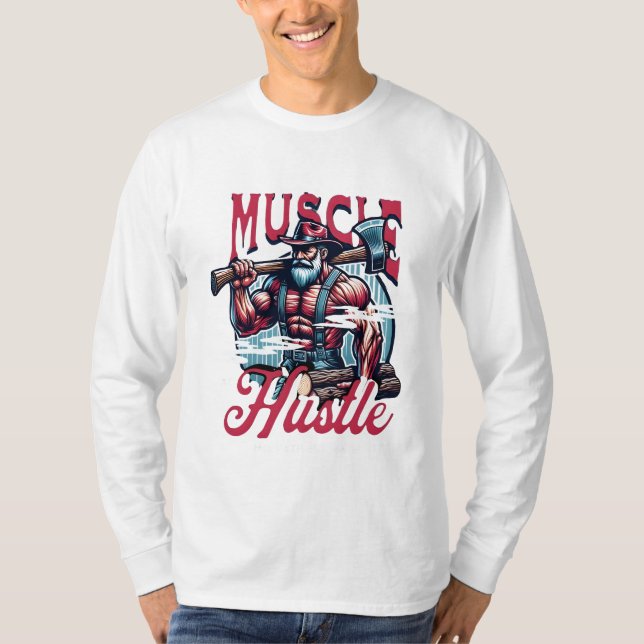 Camiseta Músculo Hustle Lumberjac (Anverso)