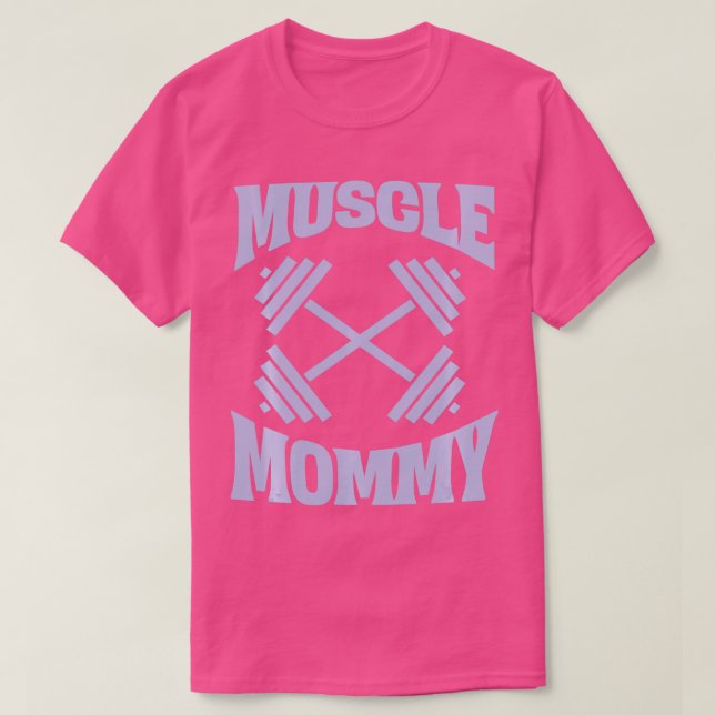 Camiseta Músculo Mami Bodybuilder Halterofilia Gimnasio (Diseño del anverso)