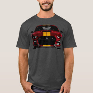 Camiseta Músculo moderno Mustang rojo oscuro