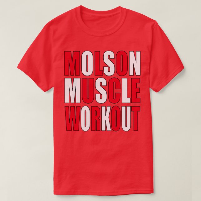 Camiseta Músculo Molson (Diseño del anverso)