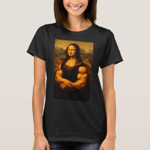 Camiseta Músculo Mona Lisa Bodybuilder Halterofilia Gym Y