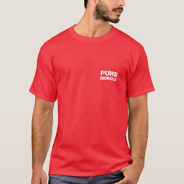 Camiseta Músculo puro (Anverso)