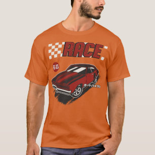 Camiseta Músculo retro Carreras de cosecha
