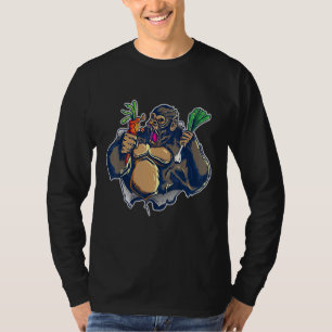 Camiseta Músculo Vegan Poder Vegan Workout Gimnasio Muscl
