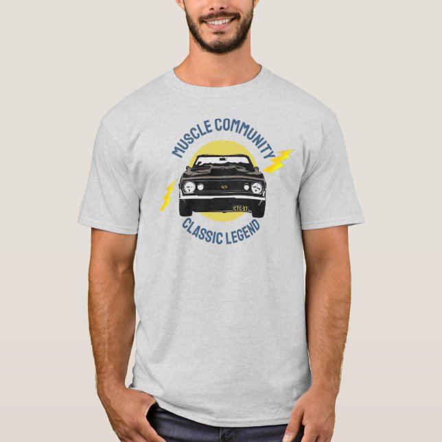 Camiseta Musculoesquelético Clásico Leyenda Lightning Camis (Anverso)