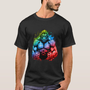 Camiseta Músculos del gorila Entrenamiento de bestia Fitnes