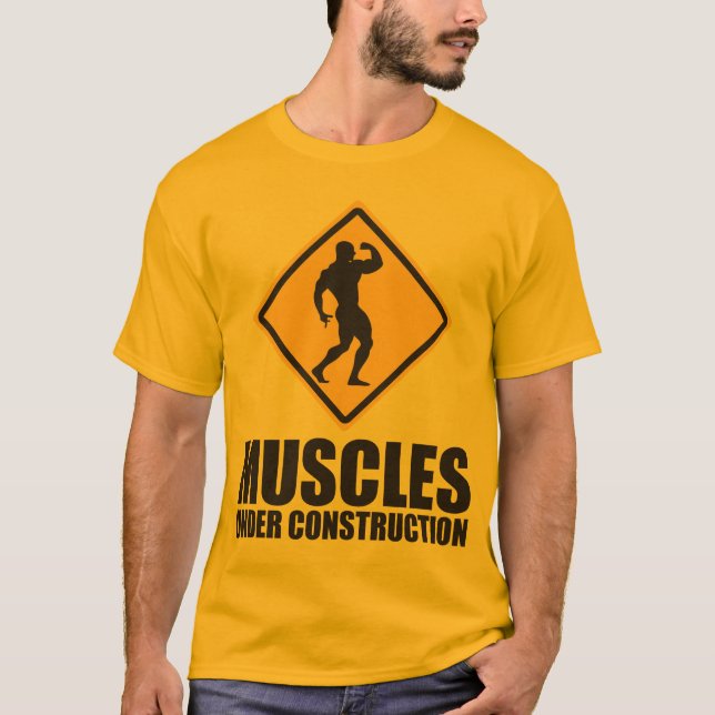 Camiseta Músculos en construcción (Anverso)