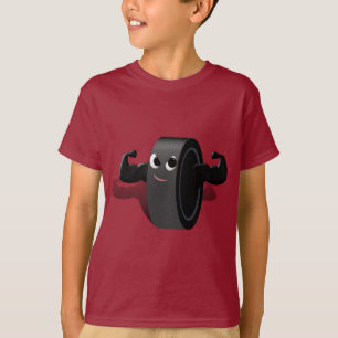 Camiseta Músculos en Disco de Hockey