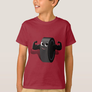 Camiseta Músculos en Disco de Hockey