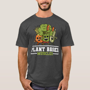 Camiseta Músculos vegetales Activismo vegetariano vegan T-S