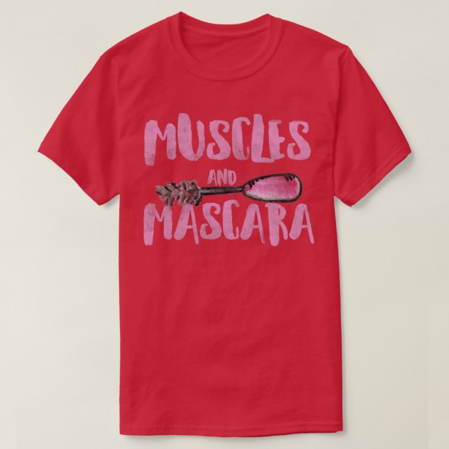 Camiseta Músculos y mascara (Diseño del anverso)
