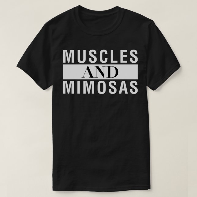Camiseta Músculos Y Mimosas (Diseño del anverso)