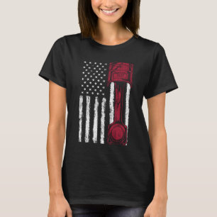 Camiseta Musculosa americana con pistón de bandera estadoun