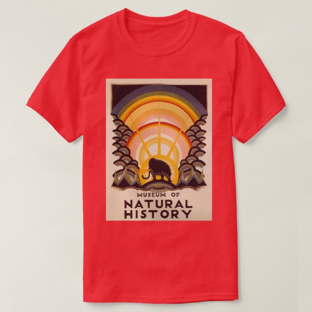 Camiseta Museo de Historia Natural (Diseño del anverso)