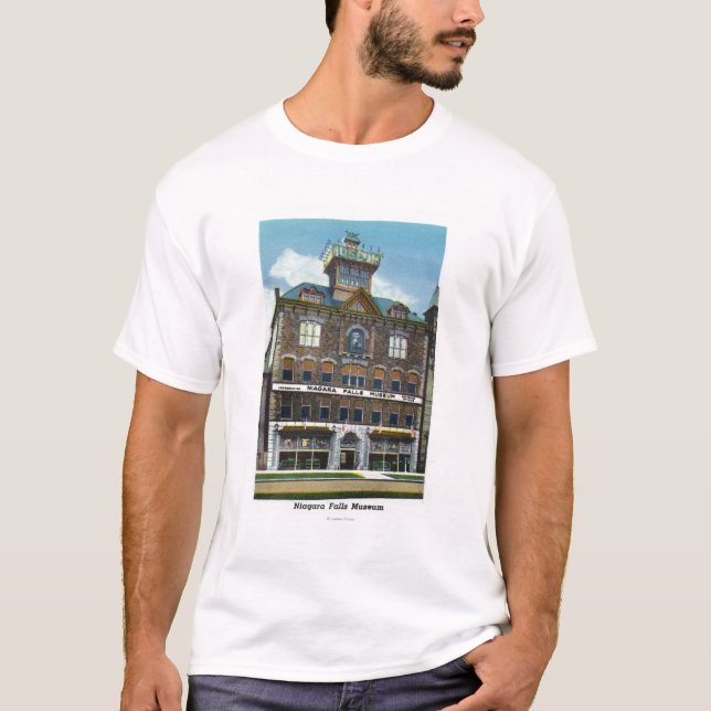 Camiseta Museo de Niagara Falls, opinión una ninfa de agua (Anverso)